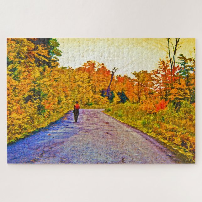 Puzzle Paseo de otoño (Horizontal)