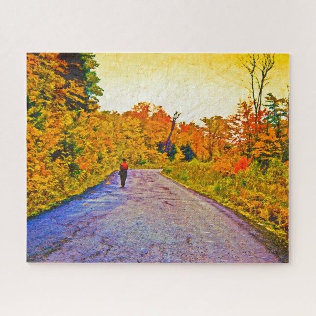 Puzzle Paseo de otoño (Horizontal)