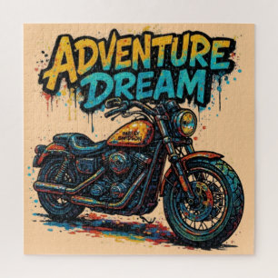 Puzzle Paseo de Sueño de Aventura / Motocicleta Chopper V