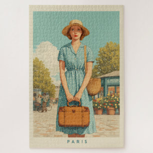 Puzzle Paseo de verano por París