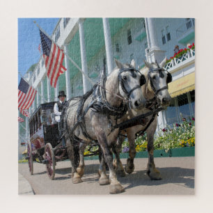 Puzzle Paseo del carro de la isla de Mackinac - 20x20 -