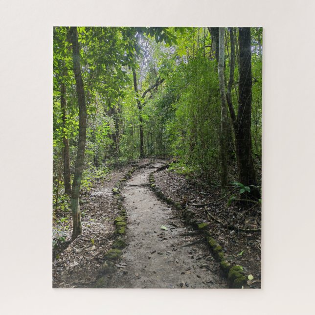 Puzzle Paseo desafiante a través de la selva tropical gua (Vertical)
