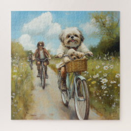 Puzzle Paseo en bicicleta con amigos