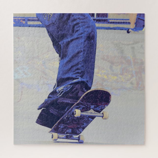 Puzzle Paseo en rueda - Skateboard (Vertical)