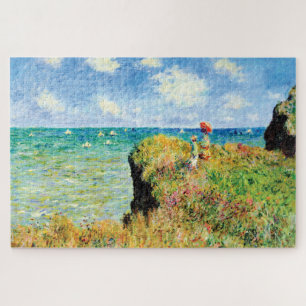 Puzzle Paseo por Pourville por Claude Monet