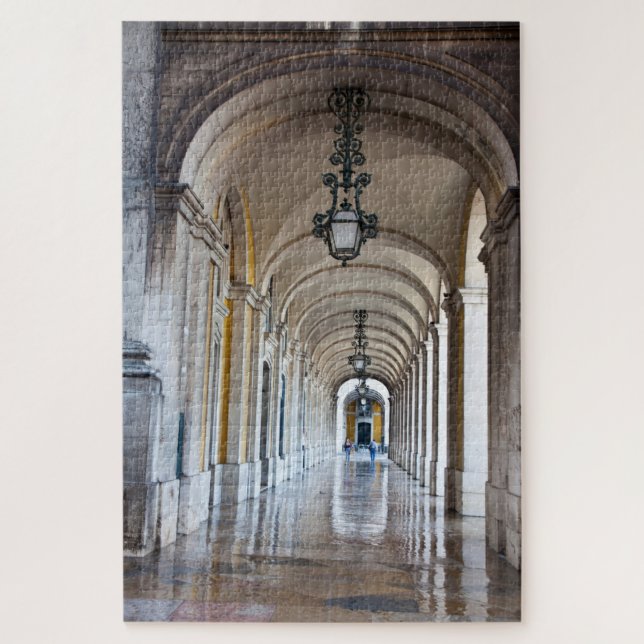 Puzzle Pasillo abovedado pulido, Portugal (Vertical)