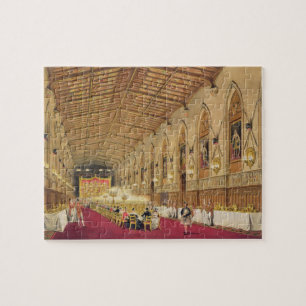 Puzzle Pasillo de San Jorge, castillo de Windsor, 1838