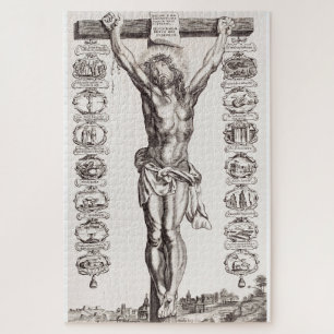Puzzle Pasión de Jesucristo crucifixión de Cristo