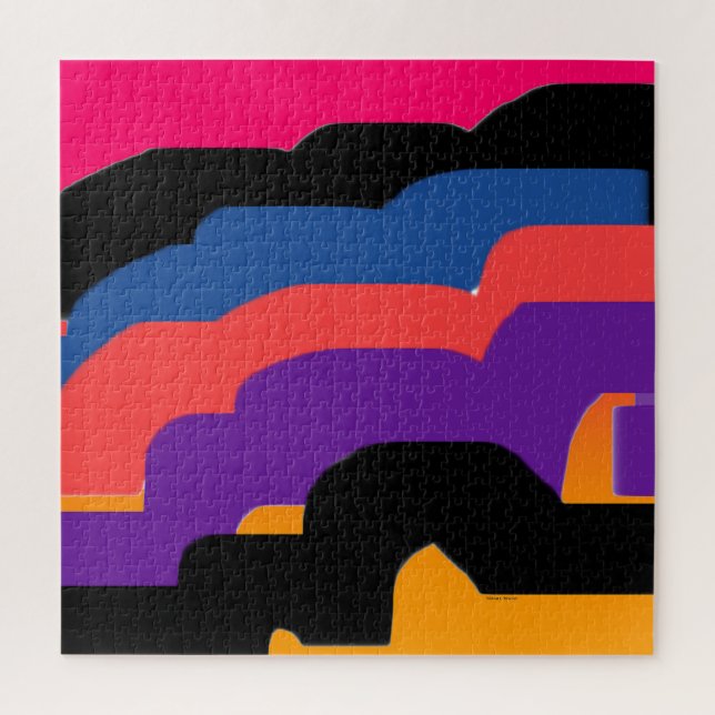 Puzzle Pasos de color (Vertical)