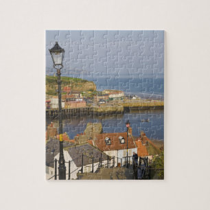 Puzzle Pasos que conducen al puerto, Whitby, Norte