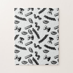 Puzzle Pasta Diversidad Alimentos Gris Italia Alimentos d