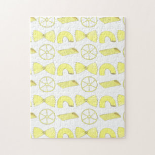 Puzzle Pastas italianas formas Penne Bowtie Elbow Macaron