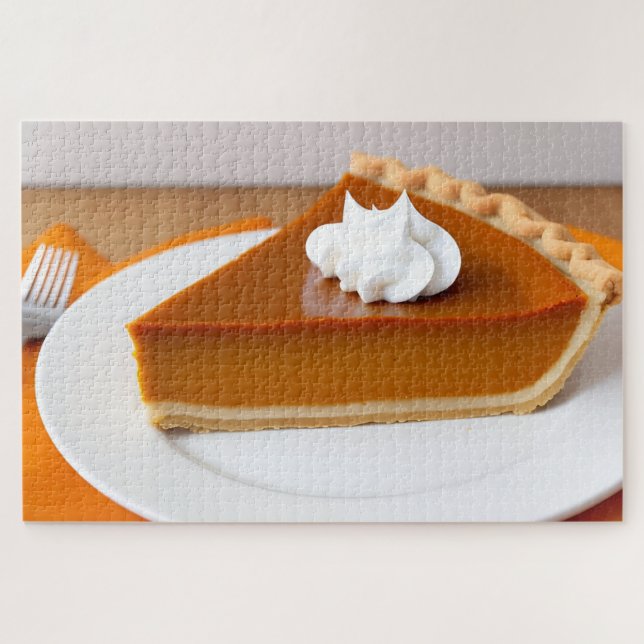 Puzzle Pastel de calabaza (Horizontal)