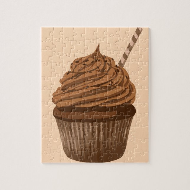 Puzzle Pastel de chocolate (Vertical)