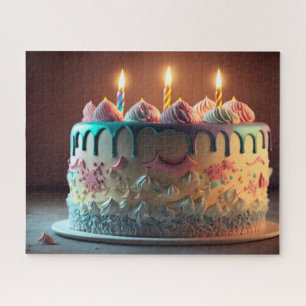 Puzzle Pastel de cumpleaños