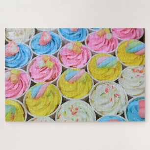 Puzzle Pastel de pasteles con escarcha pastel