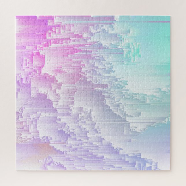 Puzzle Pastel Glitch (Vertical)