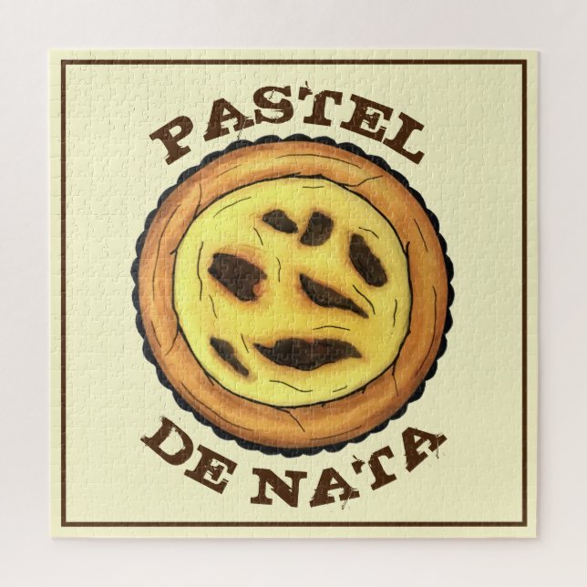 Puzzle Pastel Pastéis de Nata (Vertical)