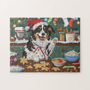 Puzzle Pastelería Navideña del Pastor Australiano Holiday