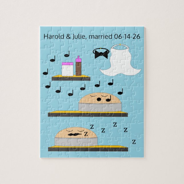 Puzzle Pasteles bodas antes de congelar (Vertical)