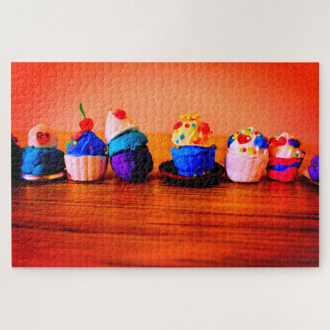 Puzzle Pasteles de colores (Horizontal)
