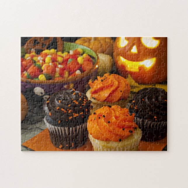Puzzle Pasteles de Halloween (Horizontal)