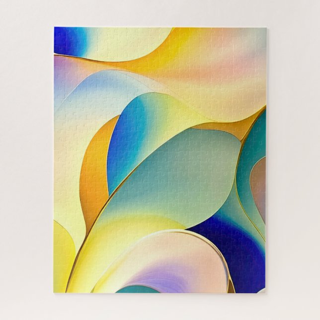 PUZZLE PASTELES DE OLA DE GROOVY (Vertical)