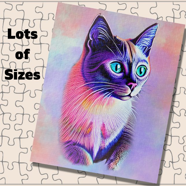Puzzle Pasteles pintados de gato siamés (Subido por el creador)
