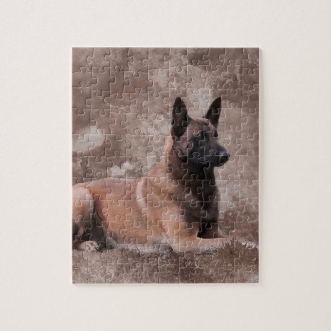 Puzzle Pastor belga de Malinois - Mechelaar (Vertical)