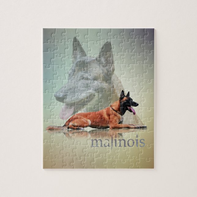 Puzzle Pastor belga - Malinois (Vertical)