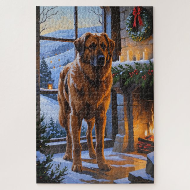Puzzle Pastor de Anatolia con Luces de Navidad Fiesta (Vertical)