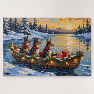 Puzzle Pastor de Anatolia Navidad Barco Fiesta