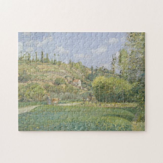 Puzzle Pastor de arte en Valhermeil Camille Pissaro (Horizontal)
