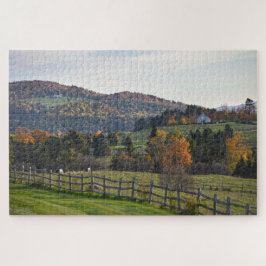 Puzzle Pastoral Vermont en otoño