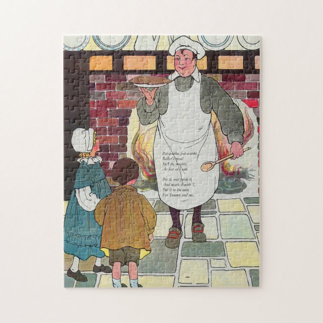 Puzzle Pat-a-cake, pat-a-cake, hombre de Baker (Vertical)