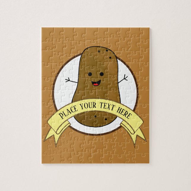 Puzzle Patata Personalizada Feliz (Vertical)