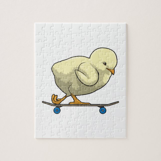 Puzzle Patinaje con patineta (Vertical)