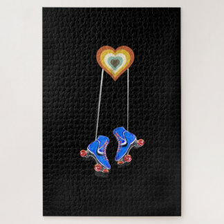 Puzzle Patinaje de rodillos de bolsillo de los años 70