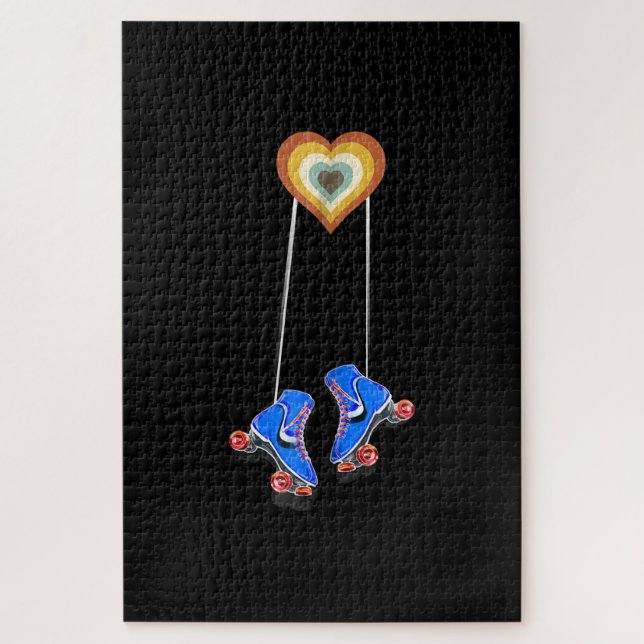 Puzzle Patinaje de rodillos de bolsillo de los años 70 (Vertical)