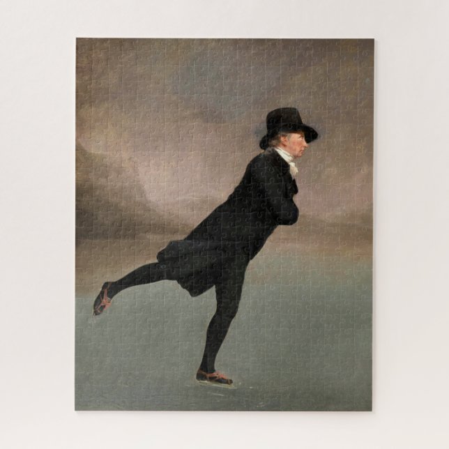 Puzzle Patinaje en el lago Dudingston por Henry Raeburn (Vertical)