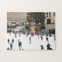 Patinaje sobre hielo en Navidades del Rockefeller 