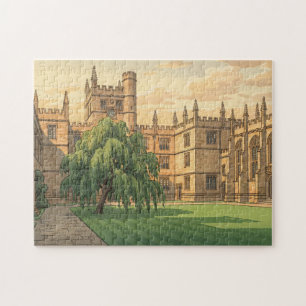 Puzzle Patio de la Universidad de Oxford