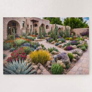 Puzzle Patio Xeriscapeado
