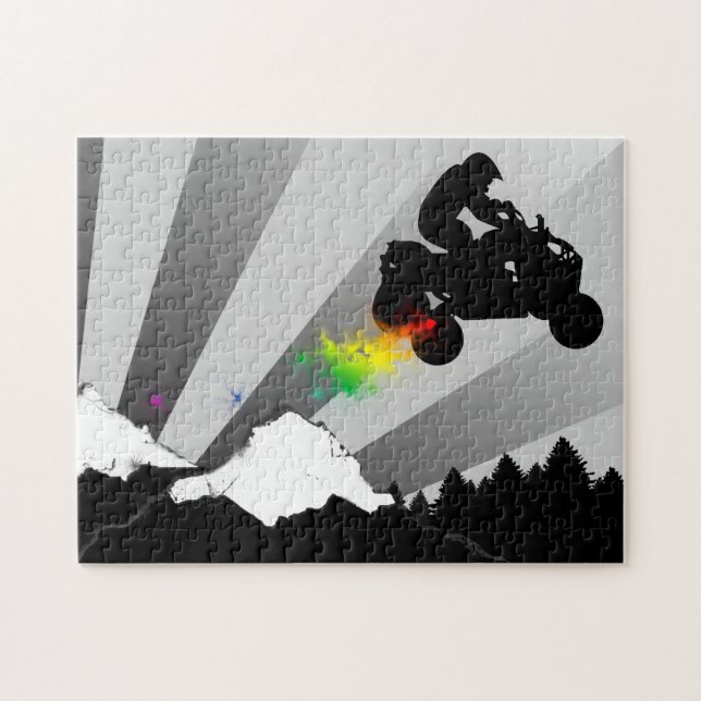 Puzzle patios: rastro de la suciedad (Horizontal)