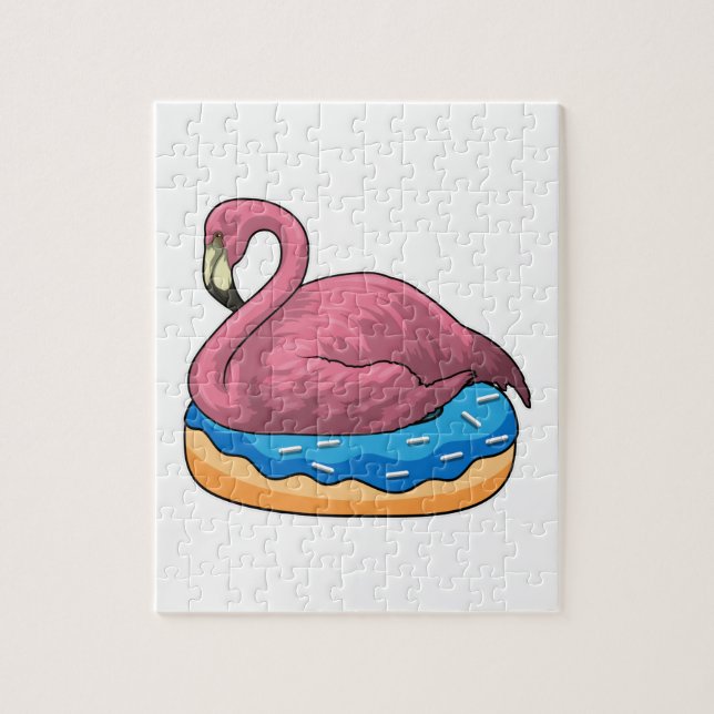 Puzzle Pato con Donut (Vertical)