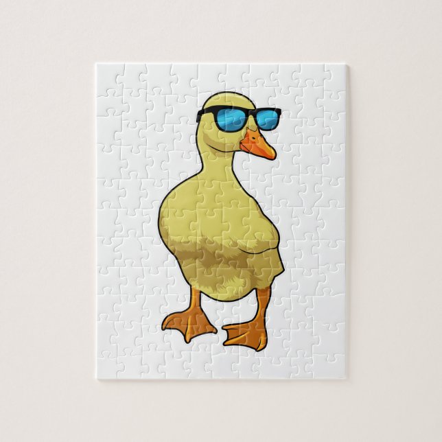 Puzzle Pato con gafas de sol (Vertical)