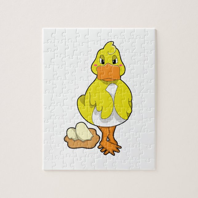 Puzzle Pato con huevos (Vertical)