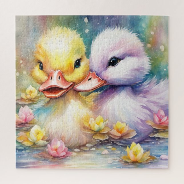 Puzzle Pato de aves arcoiris 4 (Vertical)