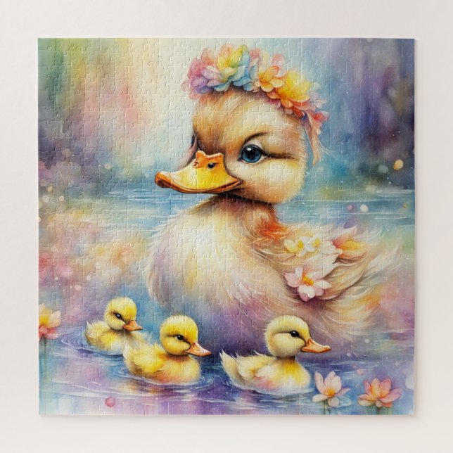 Puzzle Pato de las aves arcoiris 5 (Vertical)