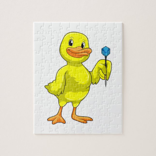 Puzzle Pato en Darts con Dart (Vertical)